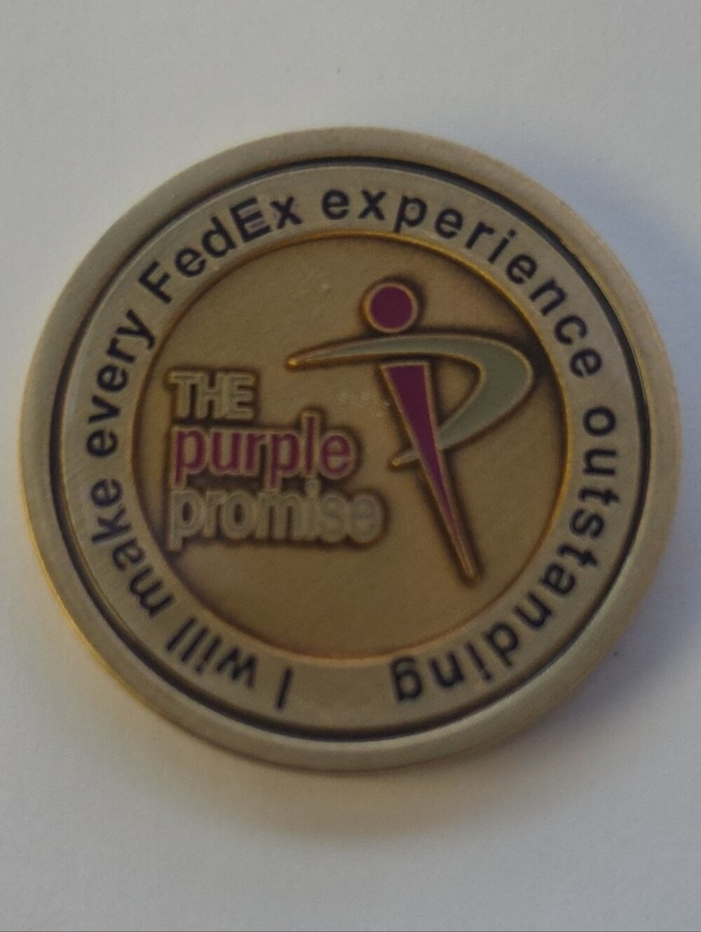 FedEx Purple Promise Collectible Coin